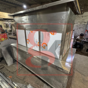 S.S CART WITH FOUR SIDE FOLDING SHUTTER